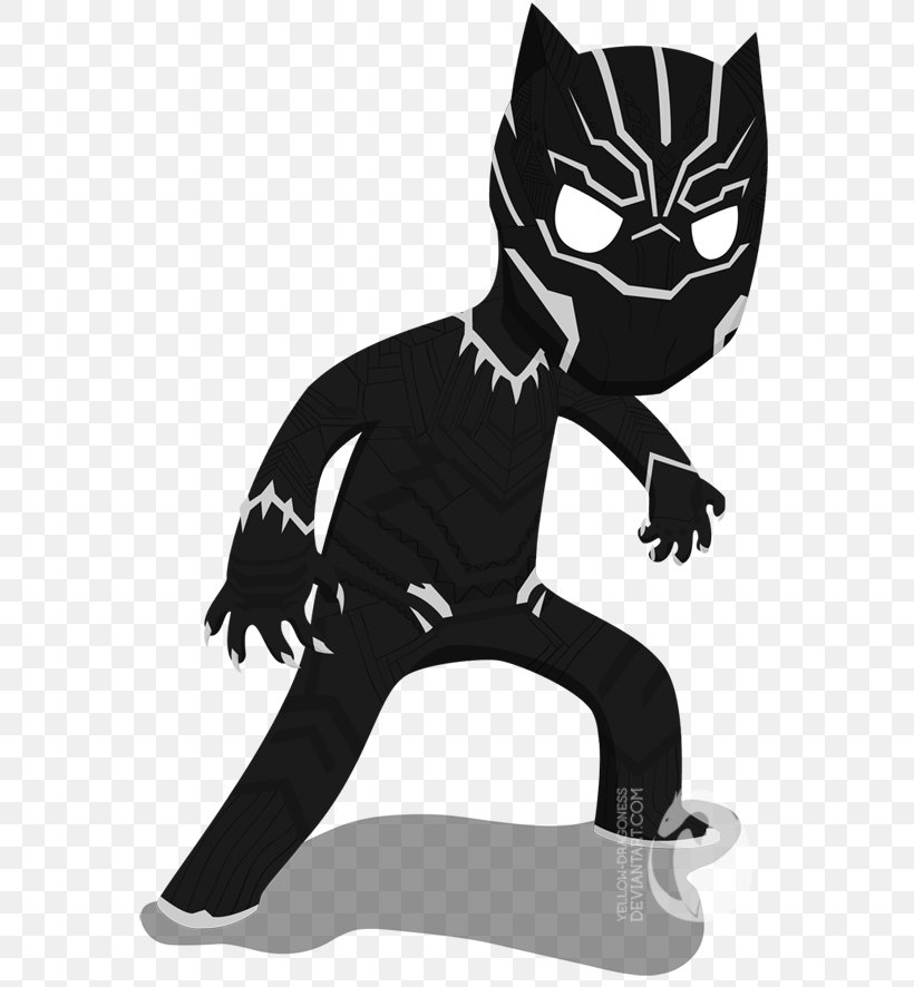 Black Panther Bucky Barnes Cat Art Marvel Cinematic Universe, PNG, 579x886px, Black Panther, Animal, Art, Black And White, Bucky Barnes Download Free