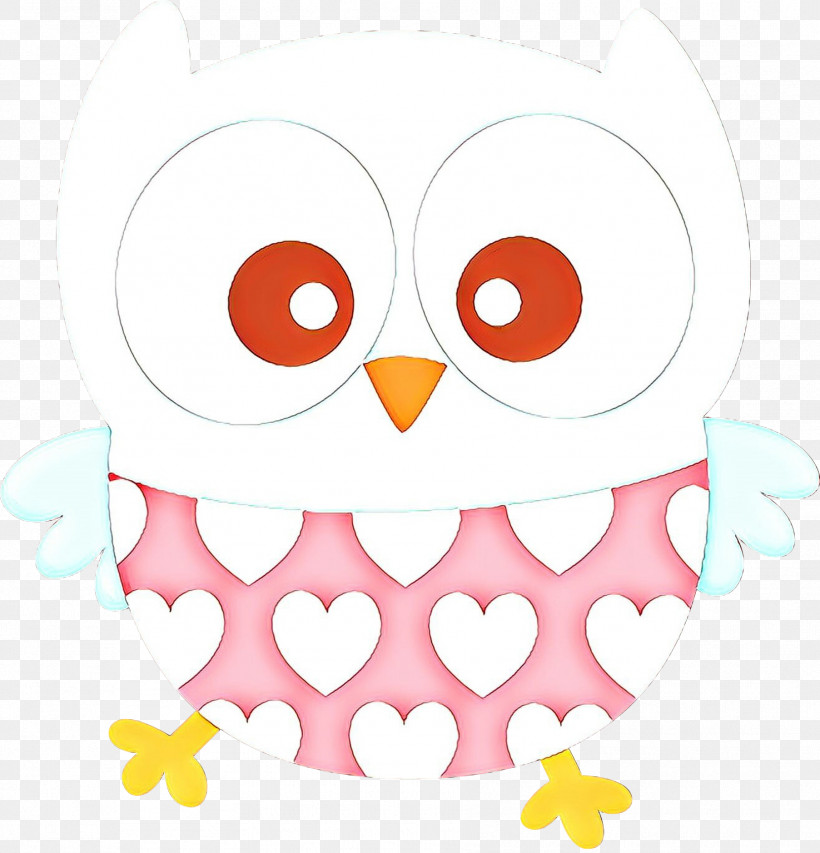 White Bird Owl Pink Heart, PNG, 1805x1878px, White, Bird, Heart, Owl, Pink Download Free