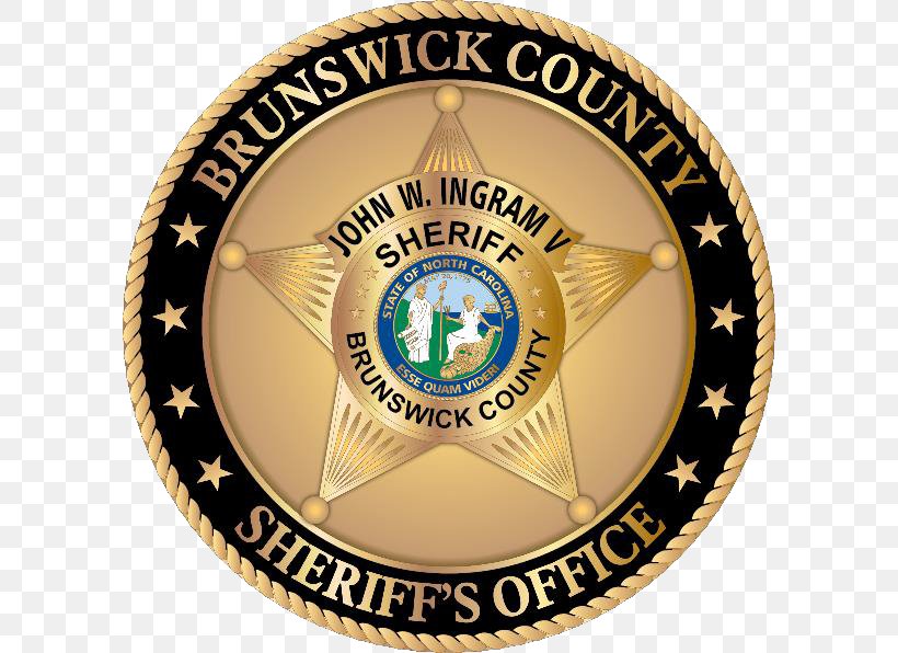 Brunswick, Virginia Brunswick County Sheriff's Office Emblem Badge, PNG, 596x596px, Sheriff, Badge, Brand, Brunswick County North Carolina, Coffee Download Free