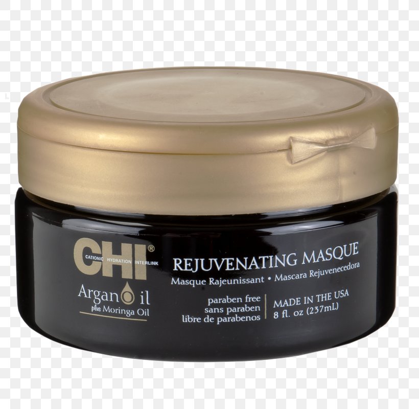 CHI Argan Oil Plus Moringa Oil Mask Facial Cream, PNG, 800x800px, Mask, Argan Oil, Cream, Drumstick Tree, Facial Download Free