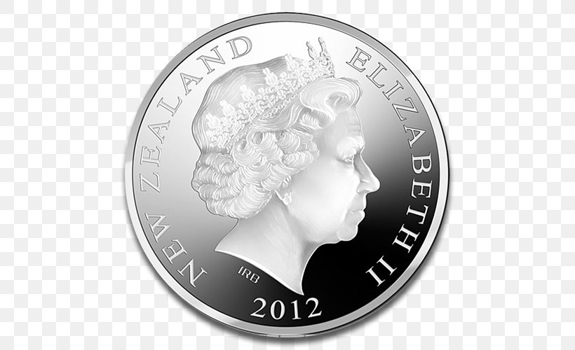 New Zealand Dollar Silver Coin Proof Coinage, PNG, 500x500px, New Zealand, Coin, Commemorative Coin, Currency, Dollar Download Free