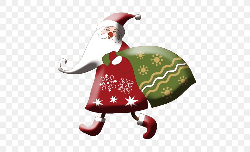 Santa Claus Christmas Ornament Illustration, PNG, 500x500px, Santa Claus, Character, Christmas, Christmas Decoration, Christmas Ornament Download Free