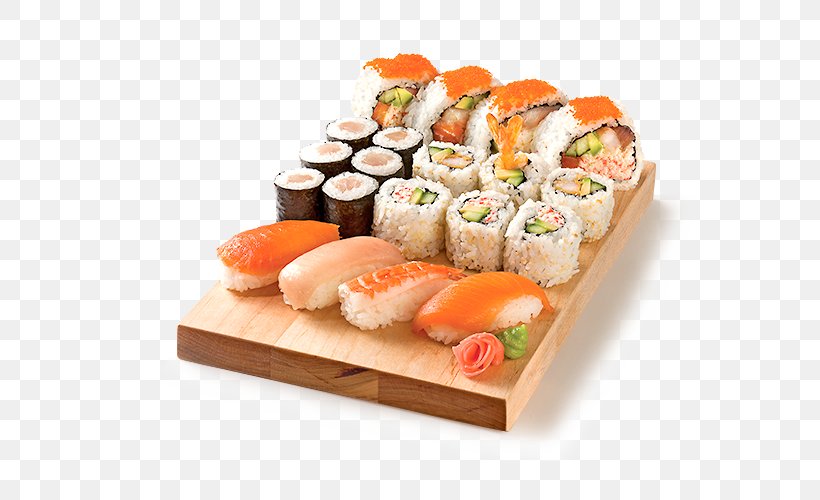 Sushi Japanese Cuisine Sashimi Bento California Roll, PNG, 734x500px, Sushi, Appetizer, Asian Food, Bento, California Roll Download Free