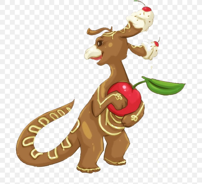 Reindeer Christmas Ornament Legendary Creature Animated Cartoon, PNG, 693x746px, Reindeer, Animal Figure, Animated Cartoon, Christmas, Christmas Decoration Download Free