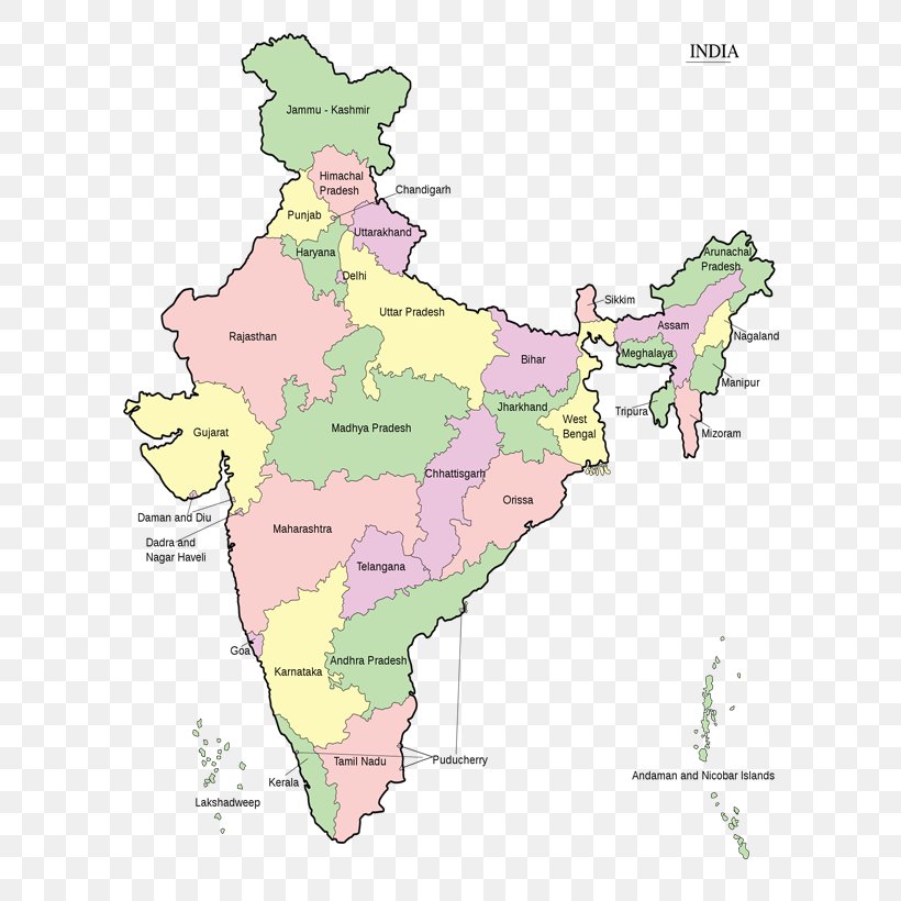 States Of India World Map Union Territory, PNG, 600x820px, India, Area, Blank Map, Country, Ecoregion Download Free