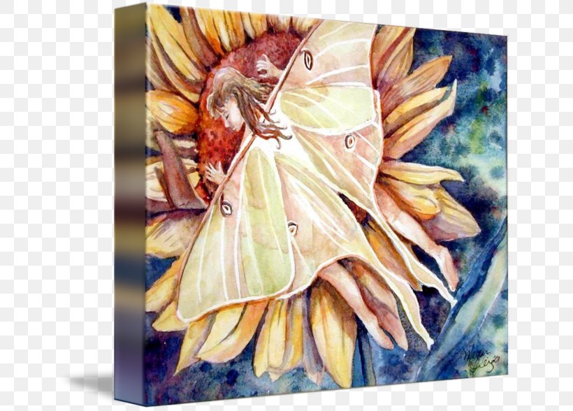 Watercolor Painting Modern Art Fairy, PNG, 650x588px, Painting, Art, Fairy, Flora, Flower Download Free