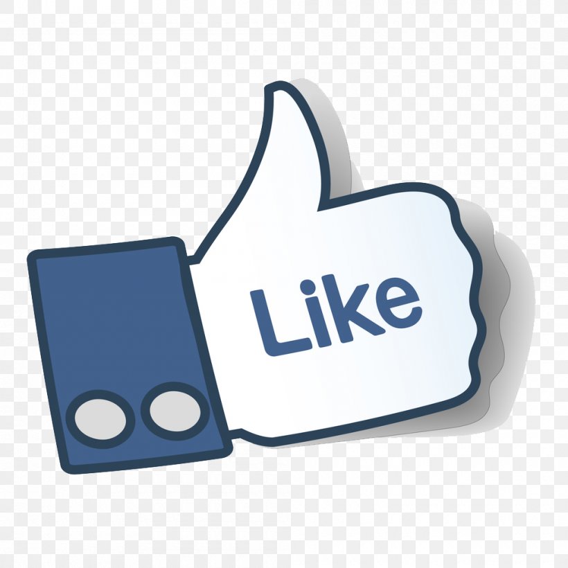 Facebook Like Button Thumb Signal Symbol Clip Art, PNG, 1000x1000px, Like Button, Brand, Communication, Facebook, Facebook Like Button Download Free