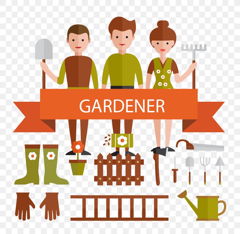 Garden Tool Gardener Gardening, PNG, 800x800px, Garden Tool, Area, Artwork, Communication, Conversation Download Free