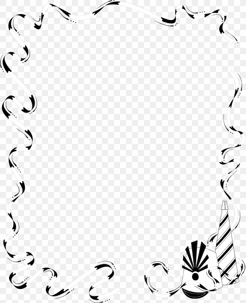 Borders And Frames Party Clip Art, PNG, 958x1180px, Borders And Frames, Area, Artwork, Balloon, Birthday Download Free