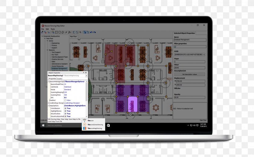 Computer Software Indoor Positioning System Embarcadero RAD Studio GPS Navigation Systems Embarcadero Technologies, PNG, 1526x946px, Computer Software, Brand, Cbuilder, Delphi, Display Device Download Free