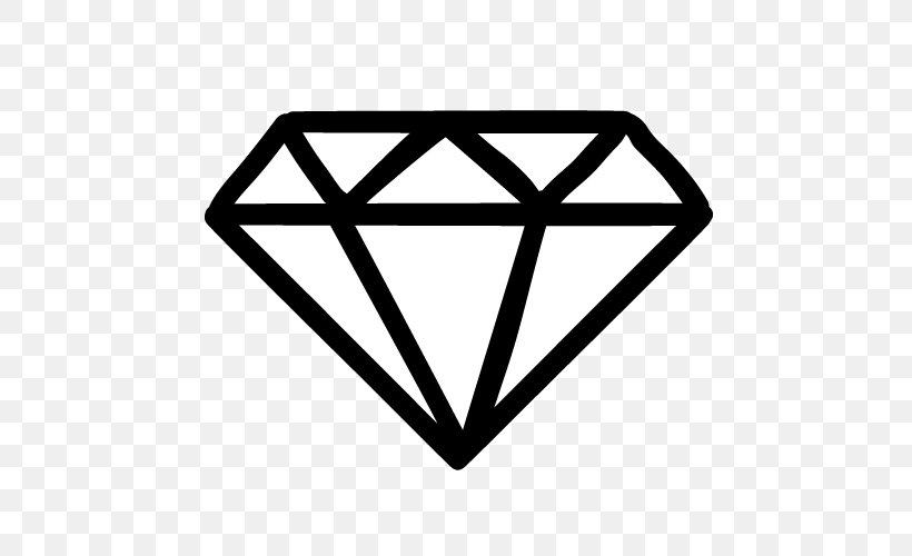 Diamond Gemstone Drawing Stock Photography, PNG, 500x500px, Diamond, Area, Black, Black And White, Blue Diamond Download Free