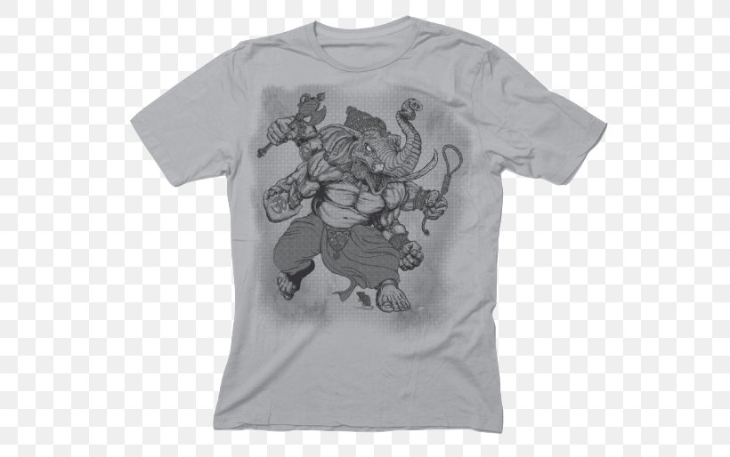 Ganesha T-shirt Shiva Parvati Hanuman, PNG, 572x514px, Ganesha, Active Shirt, Black, Bluza, Brand Download Free