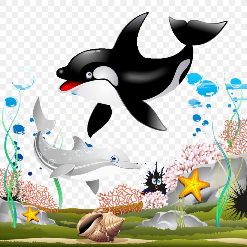 Killer Whale Cartoon Clip Art, PNG, 998x1000px, Killer Whale, Animation, Art, Bottlenose Dolphin, Cartoon Download Free