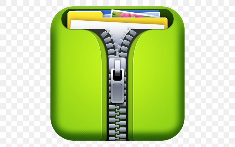 7-Zip The Unarchiver RAR Bzip2, PNG, 512x512px, Zip, App Store, Apple, Archive File, File Manager Download Free