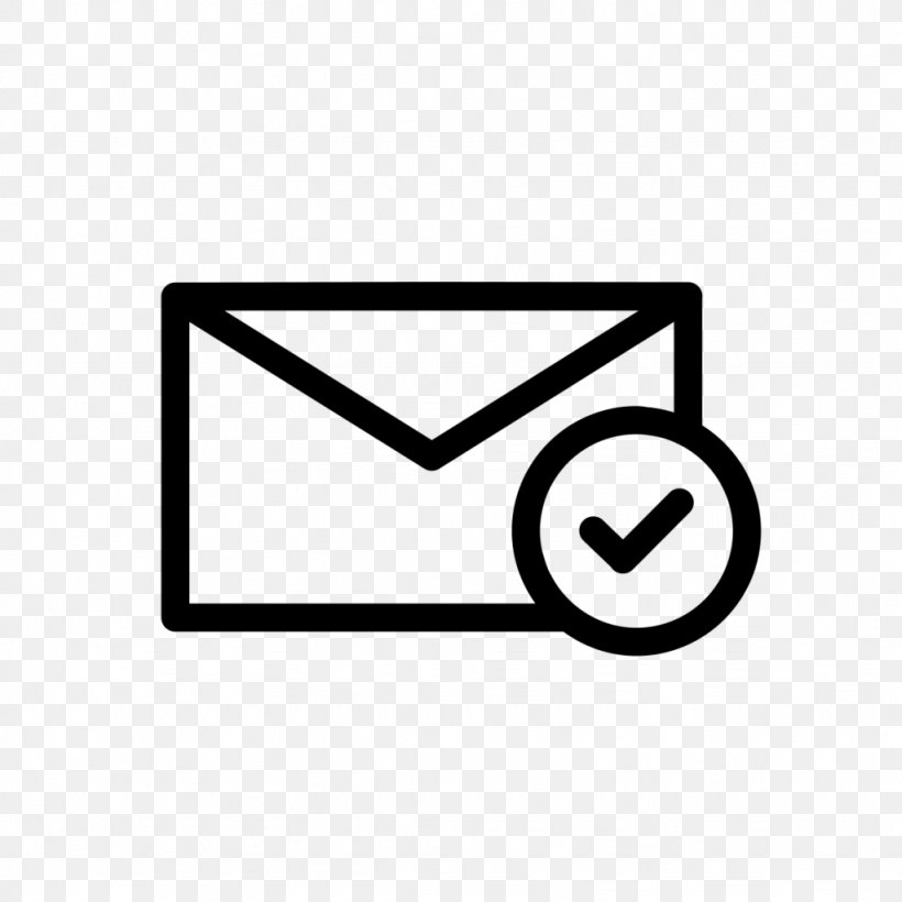 Email Bounce Address Gmail, PNG, 1024x1024px, Email, Area, Black, Black And White, Bounce Address Download Free