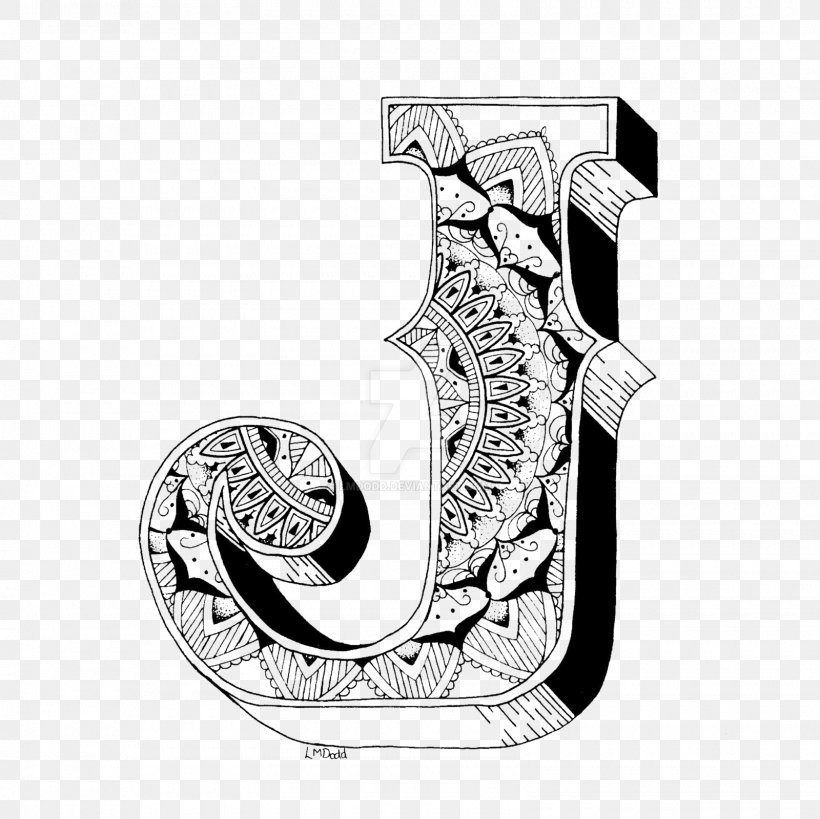 Mandala Alphabet Letter, PNG, 1600x1600px, Mandala, Alphabet, Arabic Script, Art, Black And White Download Free