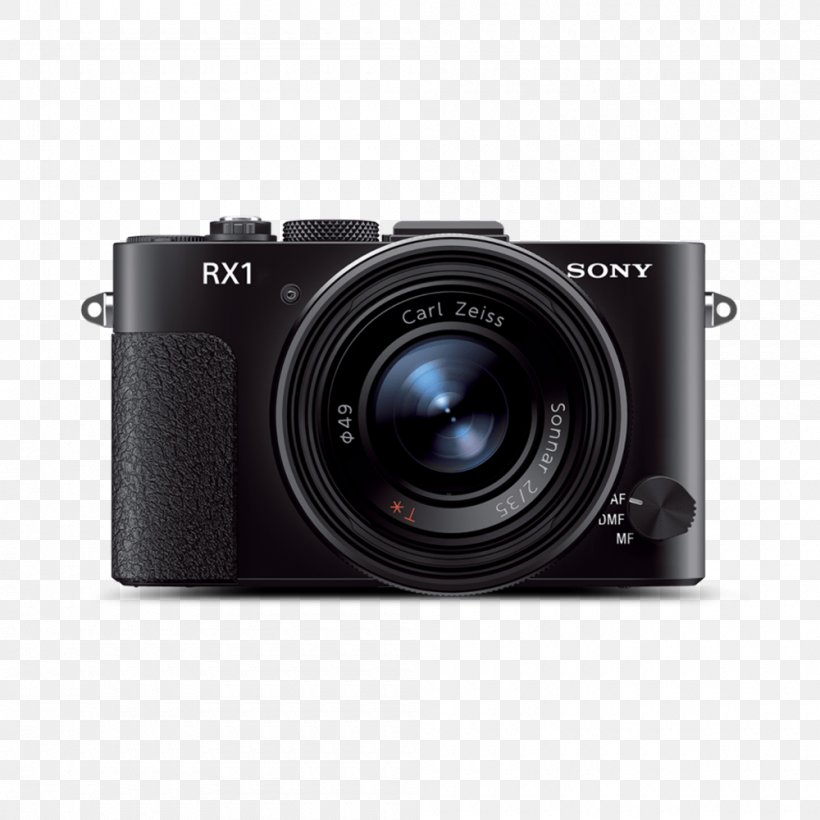 Sony Cyber-shot DSC-RX1R II Sony RX1R Professional Compact Camera Point-and-shoot Camera Full-frame Digital SLR, PNG, 1000x1000px, Sony Cybershot Dscrx1r Ii, Active Pixel Sensor, Camera, Camera Accessory, Camera Lens Download Free
