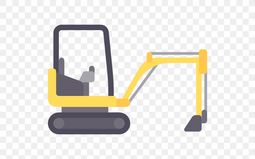 Excavator Skid-steer Loader Bulldozer Machine, PNG, 512x512px, Excavator, Bulldozer, Compact Excavator, Crane, Earthworks Download Free