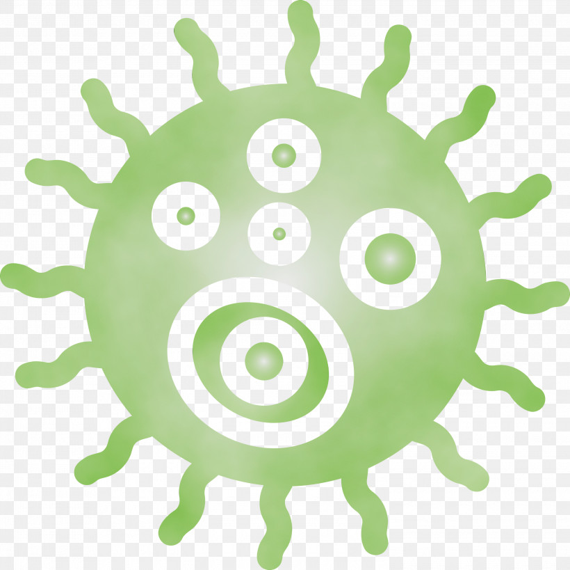 Green Circle, PNG, 3000x2997px, Bacteria, Circle, Germs, Green, Paint Download Free