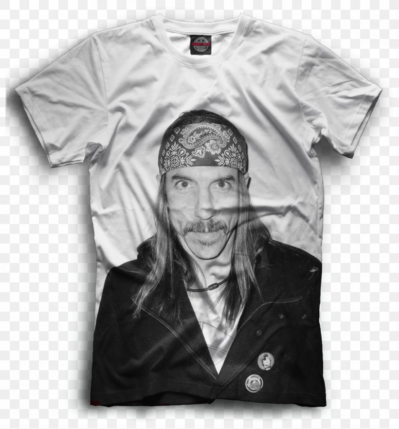 Printed T-shirt Hoodie Red Hot Chili Peppers, PNG, 1115x1199px, Tshirt, Anthony Kiedis, Black, Black And White, Brand Download Free