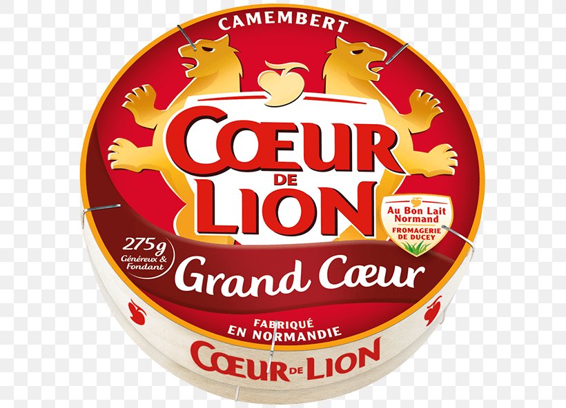 Cœur De Lion Camembert Milk Cheese Supermarket, PNG, 599x592px, Camembert, Brand, Brie, Cheese, Coulommiers Cheese Download Free