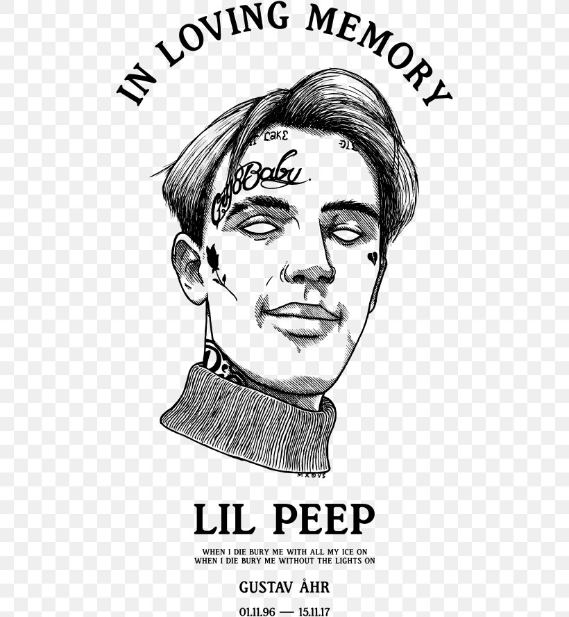 Lil Peep T-shirt Hellboy Awful Things Male, PNG, 488x888px, Watercolor, Cartoon, Flower, Frame, Heart Download Free