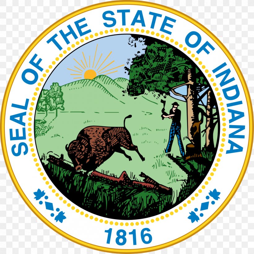 Indiana Territory Minnesota Seal Of Indiana Seal Of Washington, PNG, 1200x1200px, Indiana, Area, Fauna, Grass, History Of Indiana Download Free
