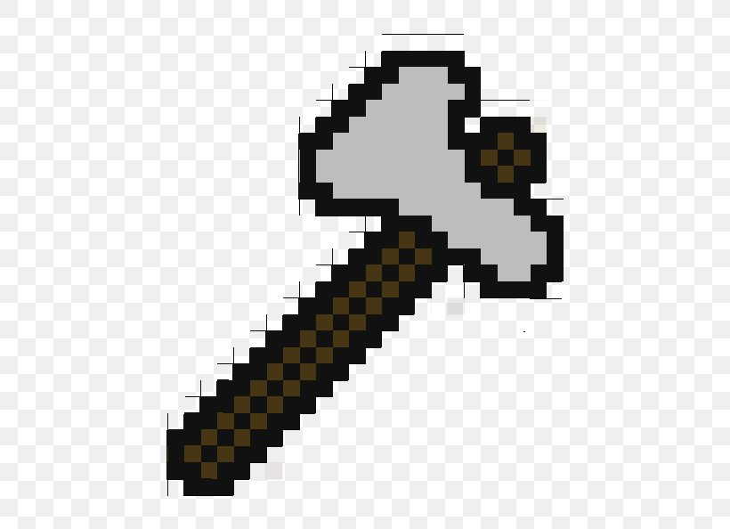 Minecraft Axe Weapon Stone Gold, PNG, 594x594px, Minecraft, Axe, Black, Black M, Gold Download Free