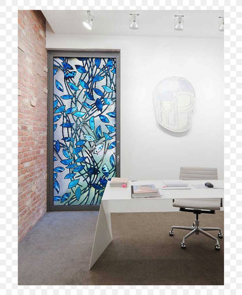Stained Glass Window Interior Design Services Blue Png