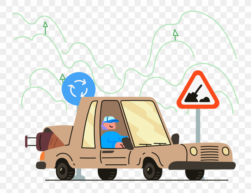 Driving, PNG, 2500x1932px, Driving, Automobile Engineering, Automotive Industry, Cartoon, Transport Download Free