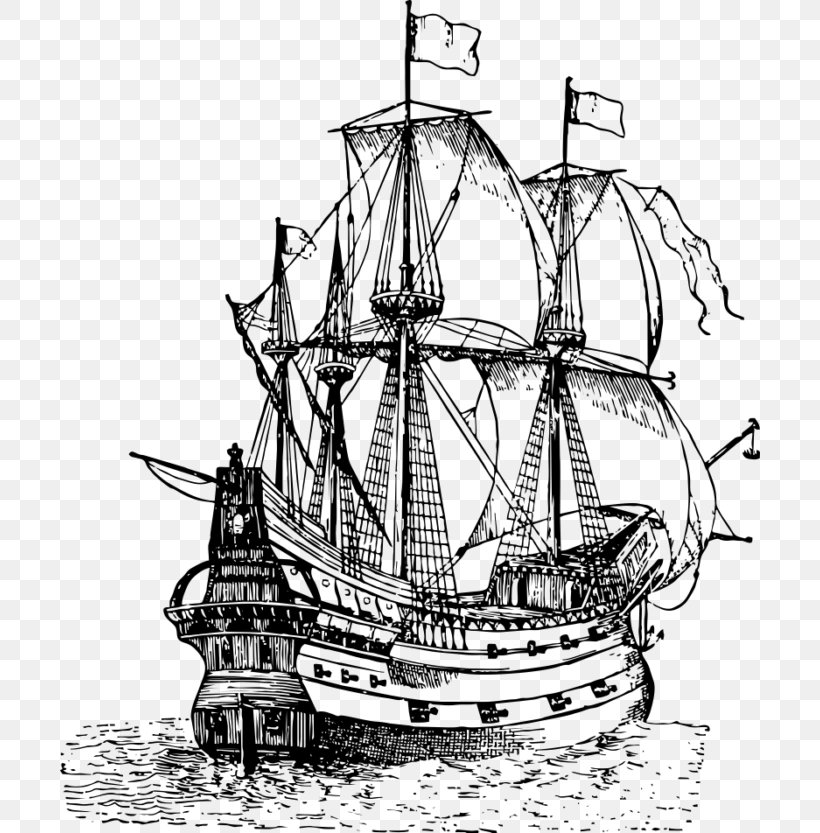 Galleon Drawing Sailing Ship Boat, PNG, 700x833px, Galleon, Artwork, Baltimore Clipper, Barque, Barquentine Download Free