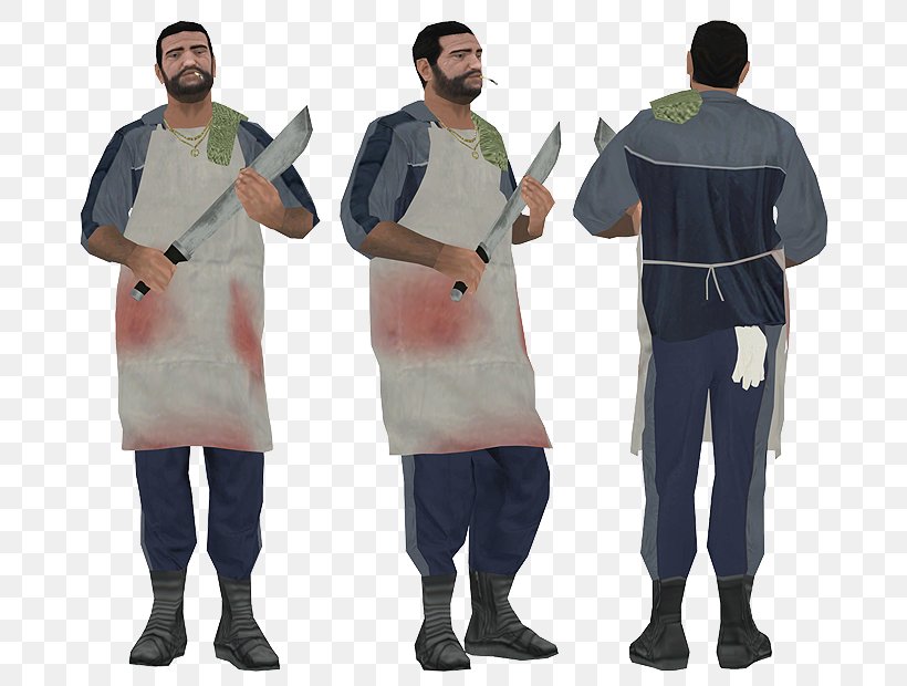 Grand Theft Auto: San Andreas Butcher Modding In Grand Theft Auto San Andreas Multiplayer, PNG, 700x620px, Grand Theft Auto San Andreas, Arm, Art, Butcher, Costume Download Free