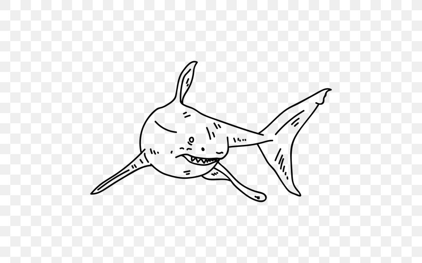 Great White Shark Background, PNG, 512x512px, Shark, Cartilaginous Fish, Cartoon, Coloring Book, Drawing Download Free
