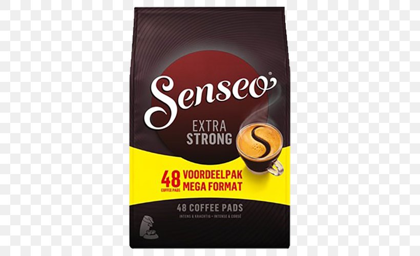 Single-serve Coffee Container Espresso Senseo Coffeemaker, PNG, 500x500px, Coffee, Brand, Brewed Coffee, Caffeine, Cappuccino Download Free