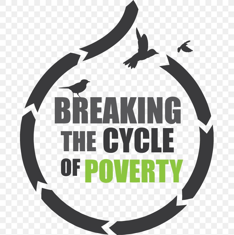 United Against Poverty Breaking The Cycle Lunch And Learn Tour Cycle Of Poverty Logo, PNG, 679x822px, Cycle Of Poverty, Artwork, Bicycle, Black And White, Brand Download Free