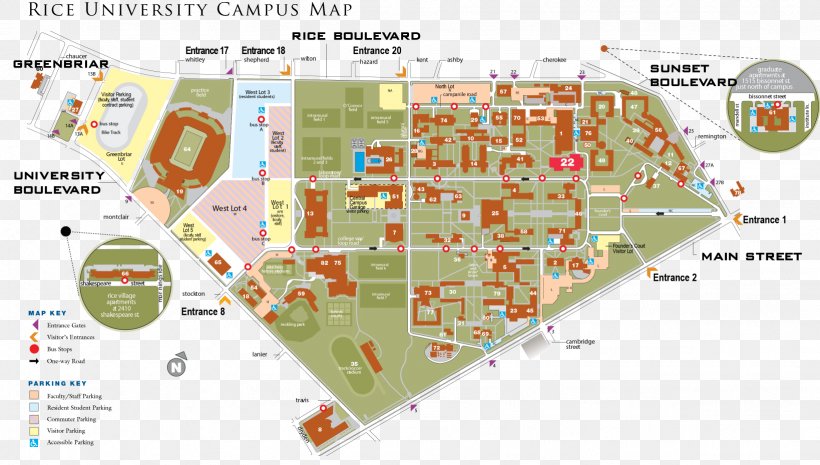 Campus Of Rice University Transportation & Parking Services Texas Tech University, PNG, 1638x929px, Rice University, Area, Campus, Campus Of Rice University, Diagram Download Free