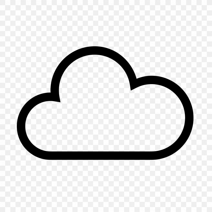 Cloud Symbol Clip Art, PNG, 1600x1600px, Cloud, Area, Black, Black And White, Body Jewelry Download Free