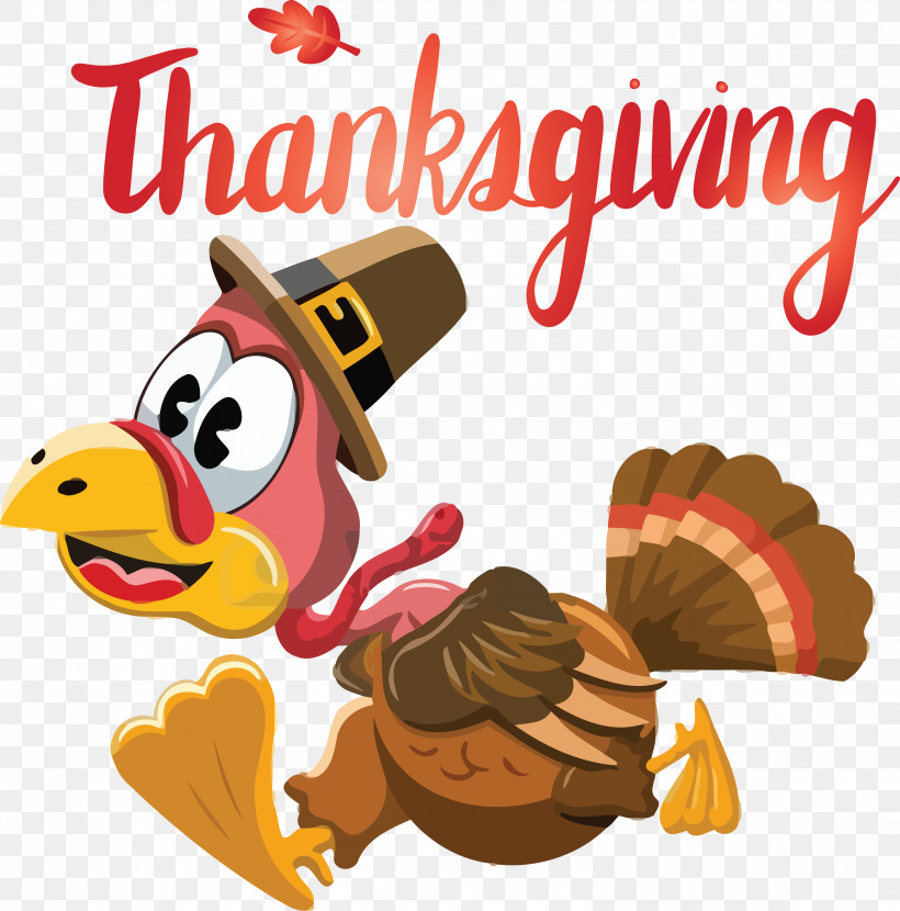 Thanksgiving, PNG, 2963x3000px, Thanksgiving, Cartoon, Royaltyfree, Thanksgiving Dinner, Turkey Meat Download Free