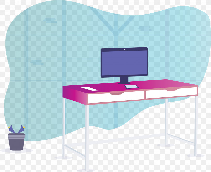 Angle Line Purple Desk Table, PNG, 3000x2445px, Angle, Desk, Line, Purple, Table Download Free