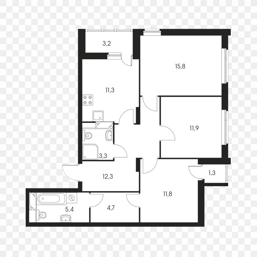 PIK / Odintsovo-1 Военная ипотека Zhenskaya Konsul'tatsiya Mortgage Law, PNG, 2000x2000px, Mortgage Law, Area, Diagram, Drawing, Floor Plan Download Free