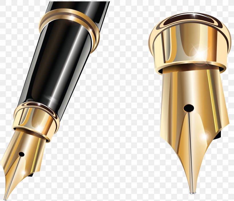 Nib Fountain Pen Paper Quill, PNG, 4859x4179px, Nib, Brass, Drawing, Fountain Pen, Line Art Download Free