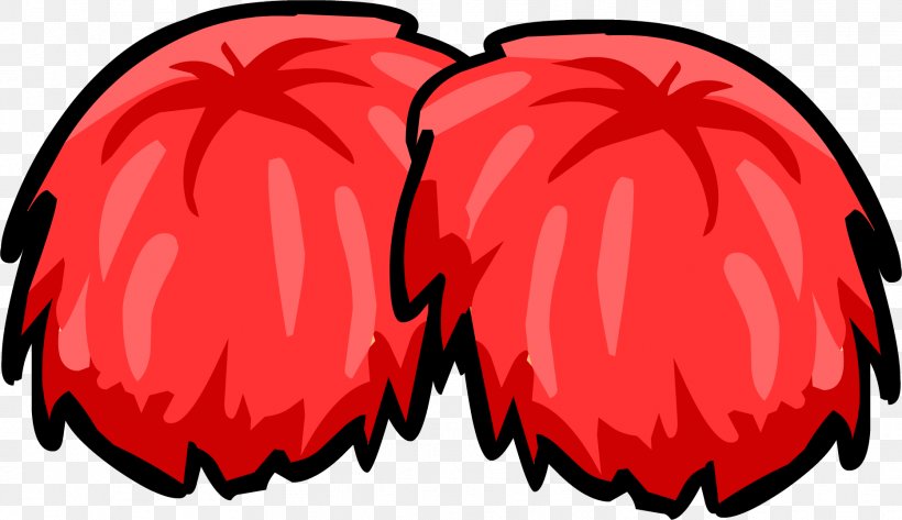 Pom-pom Cheerleading Club Penguin Clip Art, PNG, 1866x1077px, Watercolor, Cartoon, Flower, Frame, Heart Download Free