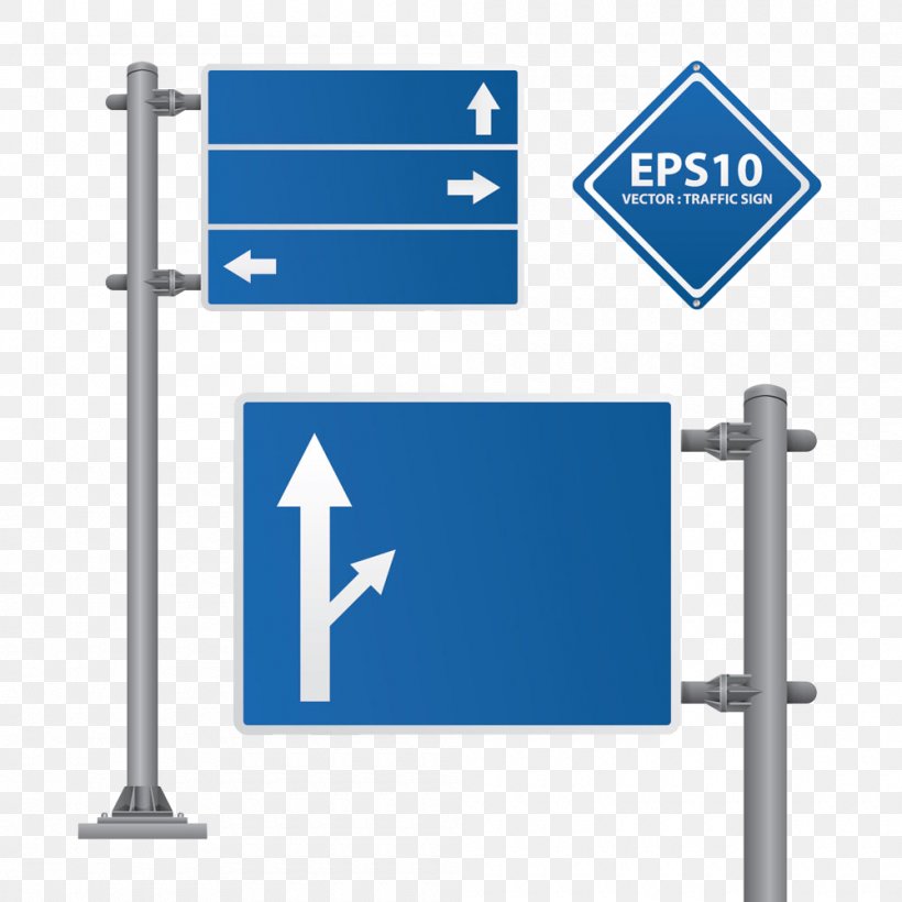 Vector Graphics Royalty-free Traffic Sign Stock Photography Image, PNG, 1000x1000px, Royaltyfree, Area, Blue, Royalty Payment, Sign Download Free