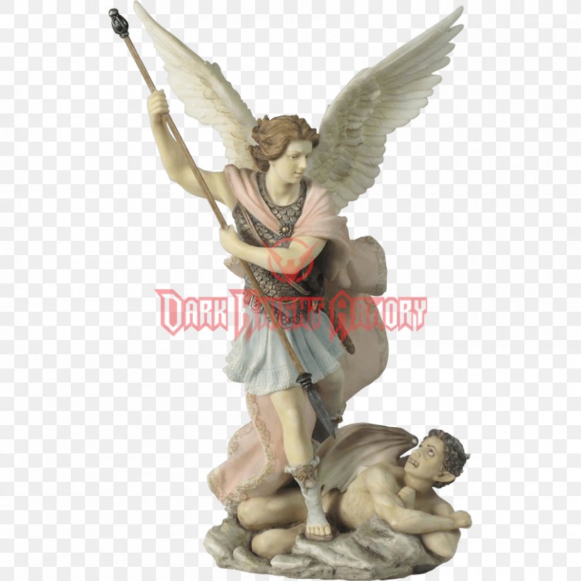 Angel Michael Statue Figurine Sculpture, PNG, 850x850px, Angel, Archangel, Bronze Sculpture, Classical Sculpture, Demon Download Free
