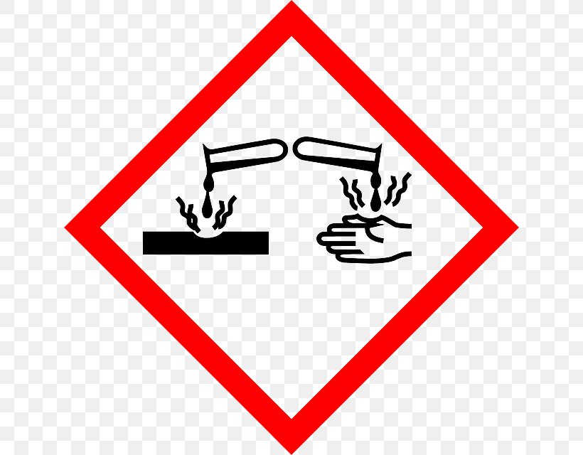 Globally Harmonized System Of Classification And Labelling Of Chemicals Corrosive Substance GHS Hazard Pictograms Safety Data Sheet, PNG, 640x640px, Corrosive Substance, Area, Brand, Chemical Substance, Clp Regulation Download Free