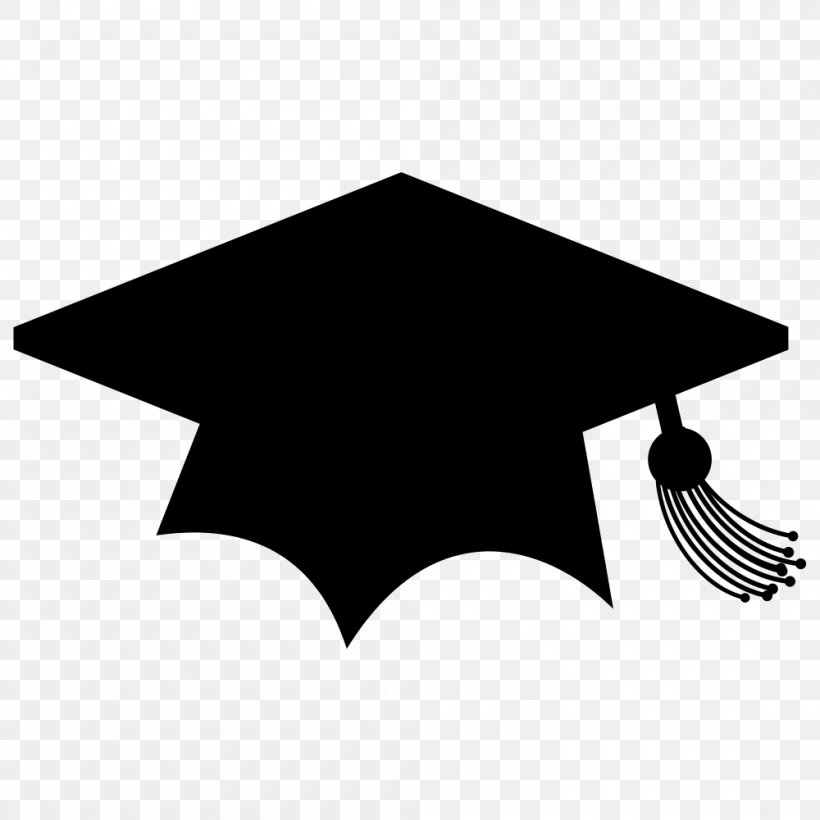 Square Academic Cap Graduation Ceremony Graduate University Hat, PNG, 1000x1000px, Square Academic Cap, Academic Dress, Black, Black And White, Cap Download Free