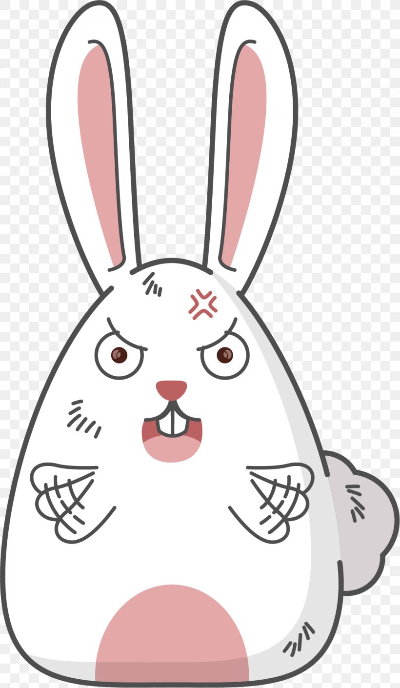 Domestic Rabbit Laughter Sticker Clip Art, PNG, 1148x1974px, Domestic Rabbit, Area, Crying, Easter Bunny, Hare Download Free
