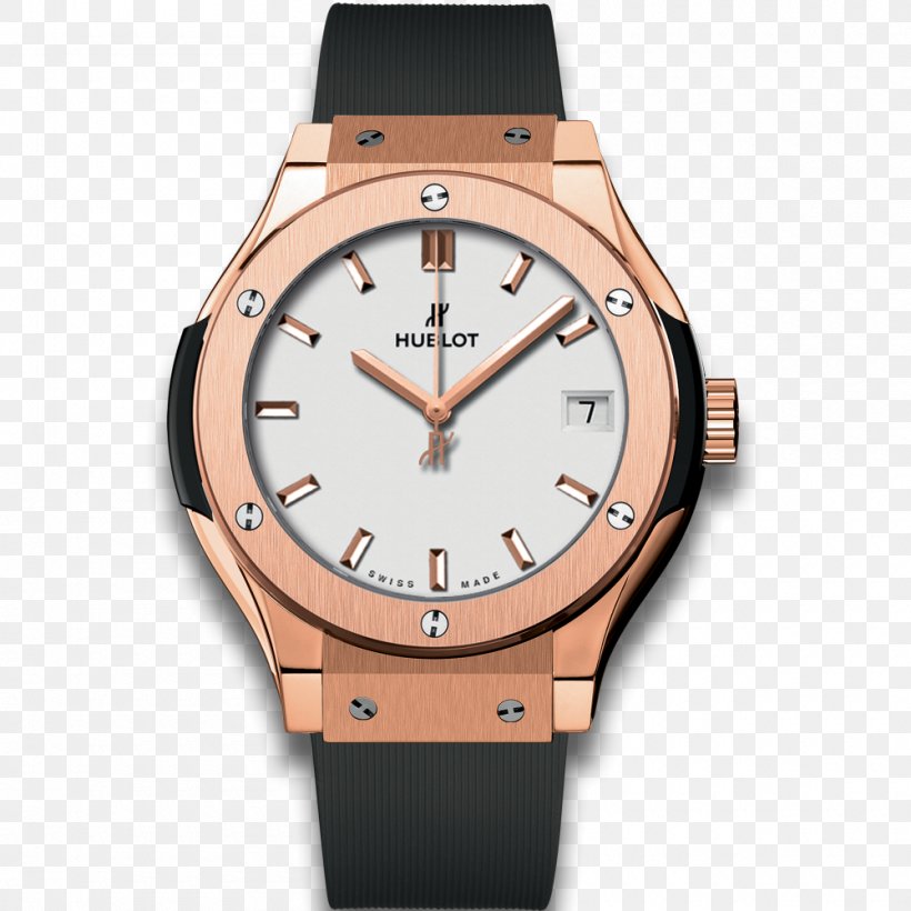Hublot Automatic Watch Chronograph Gold, PNG, 1000x1000px, Hublot, Automatic Watch, Bracelet, Brand, Buckle Download Free