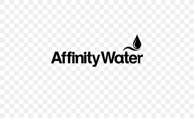 Affinity Water Water Services United Kingdom Drinking Water, PNG, 500x500px, Affinity Water, Area, Black, Black And White, Brand Download Free