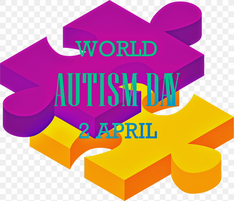 Autism Day World Autism Awareness Day Autism Awareness Day, PNG, 3000x2577px, Autism Day, Autism Awareness Day, Line, Logo, Magenta Download Free